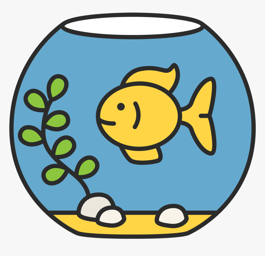 fish bowl outline clipart