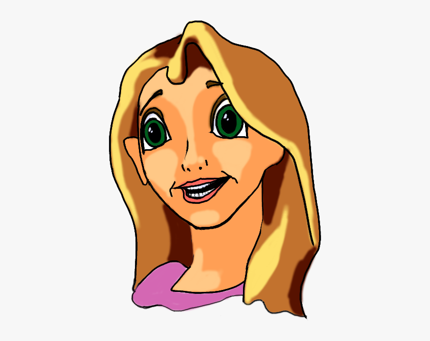 How To Draw Cartoon People And Cartoon Characters - Cartoon Girl Face Drawing, HD Png Download, Free Download