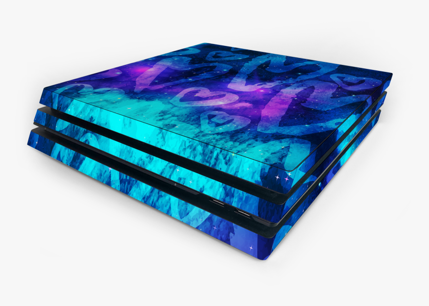 Sony Ps4 Pro Space Love Skin"
 Class="lazyload Lazyload - Cd, HD Png Download, Free Download