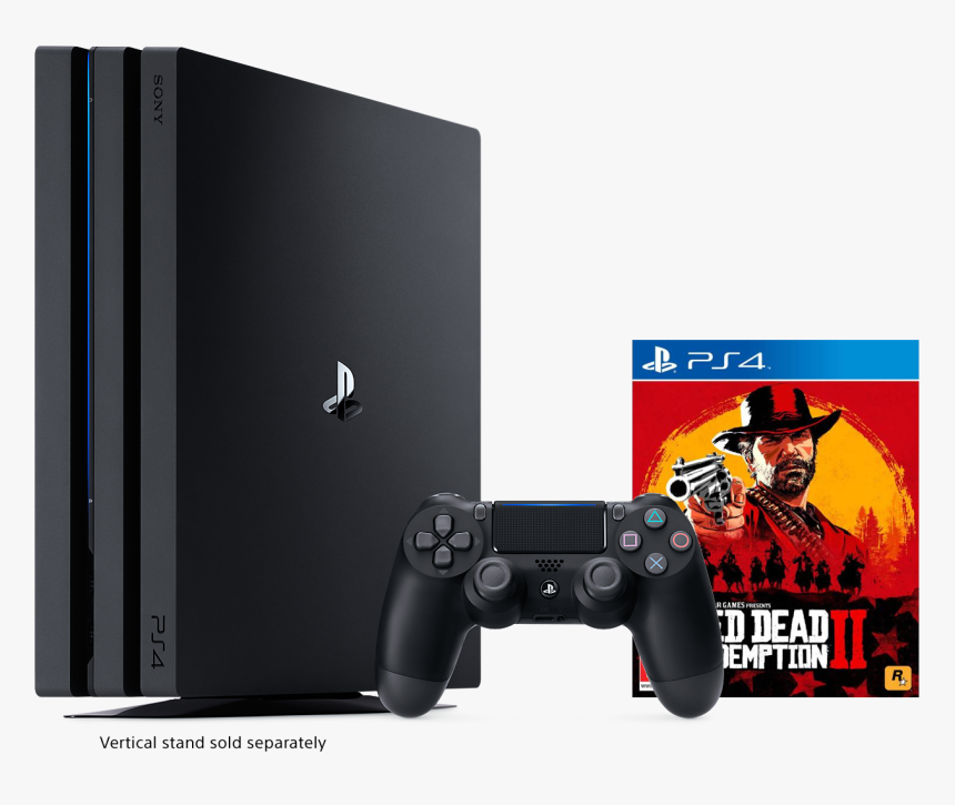 Ps4 Pro Game System - Red Dead Redemption 2 Physical Copy, HD Png Download, Free Download