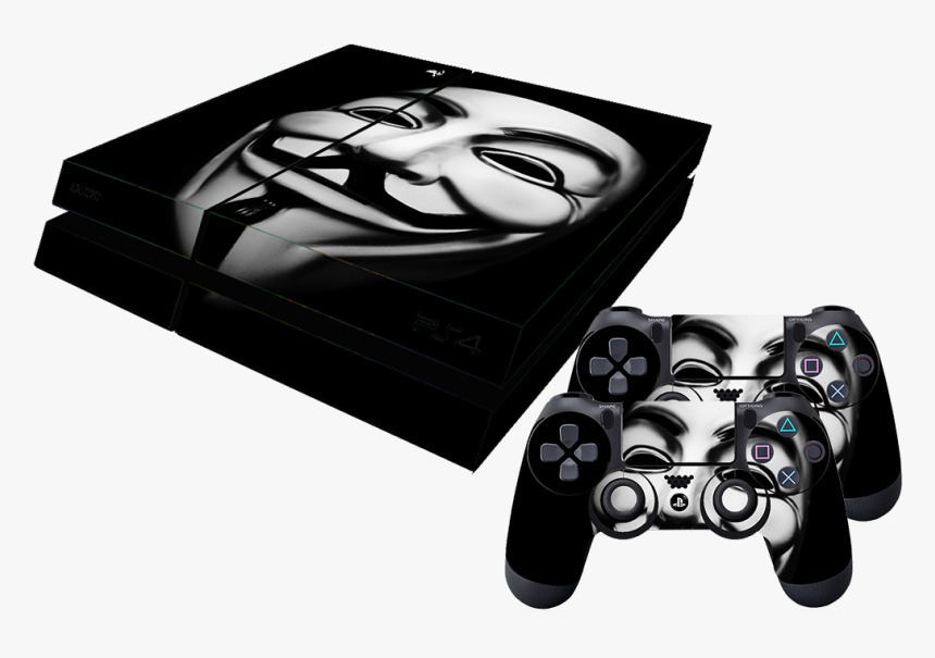 Ps4 Pro Anonymous Skin, HD Png Download, Free Download