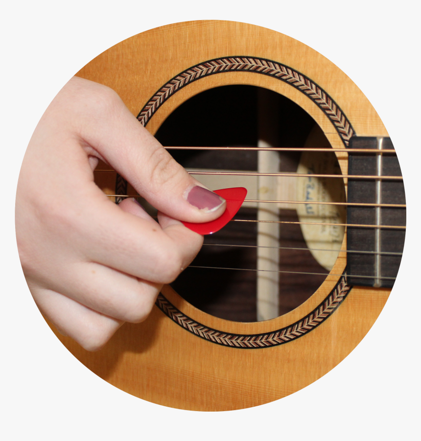A Pale Hand With Mauve Nail Polish Strokes The Strings - Dlrg Jugend, HD Png Download, Free Download