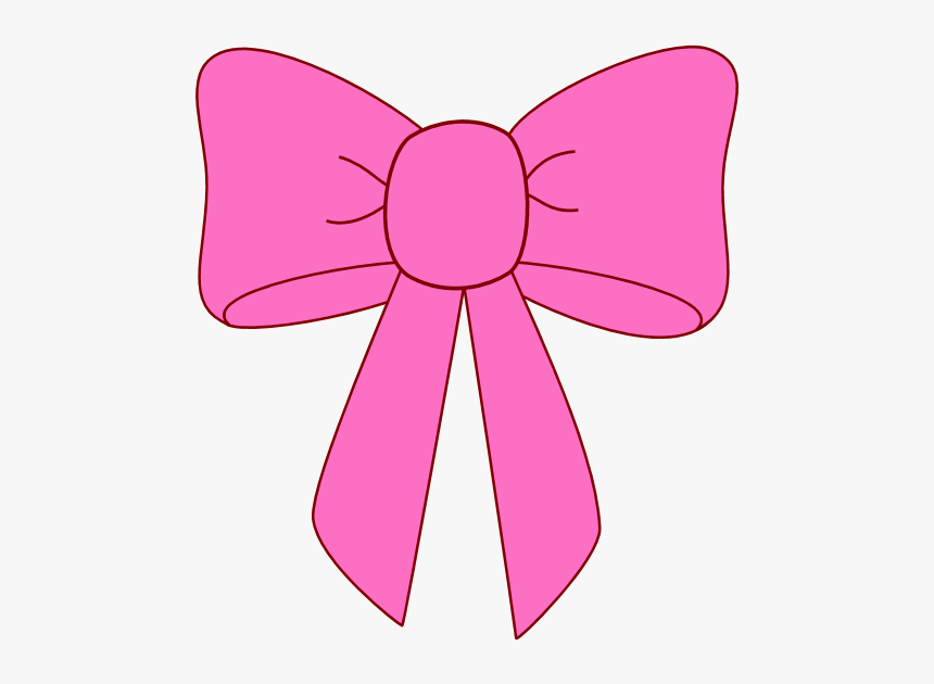 Pink Bow Ribbon Clipart - Pink Bow Clipart, HD Png Download, Free Download