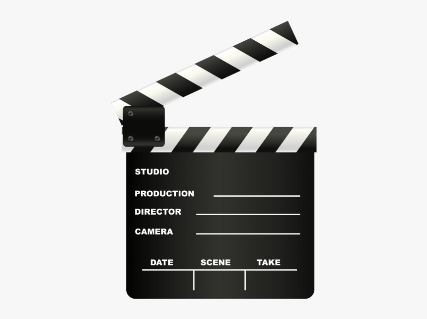 Video Clapper Png - Clapper With White Background, Transparent Png, Free Download