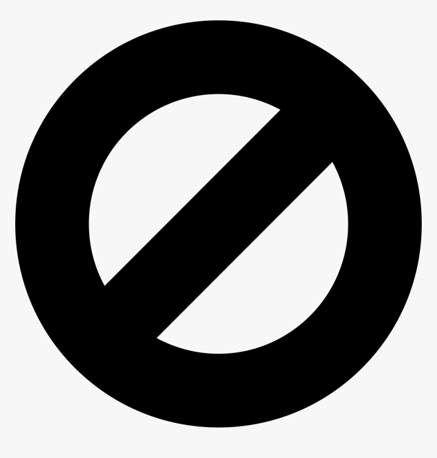 Prohibited Sign - Prohibited Icon Png, Transparent Png, Free Download
