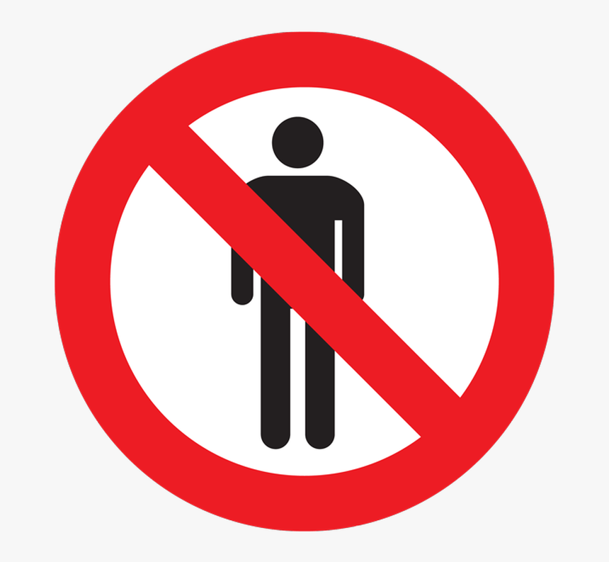 Cell Phone Use Prohibited Sign - No Person Allowed Sign, HD Png Download, Free Download