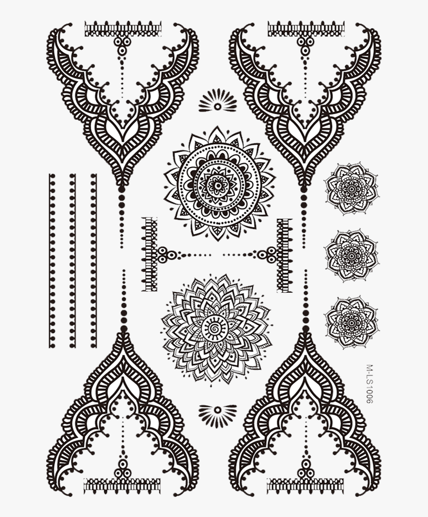 Mandala Clipart Henna Tattoo - Mandala Tattoo For Women Lace, HD Png Download, Free Download