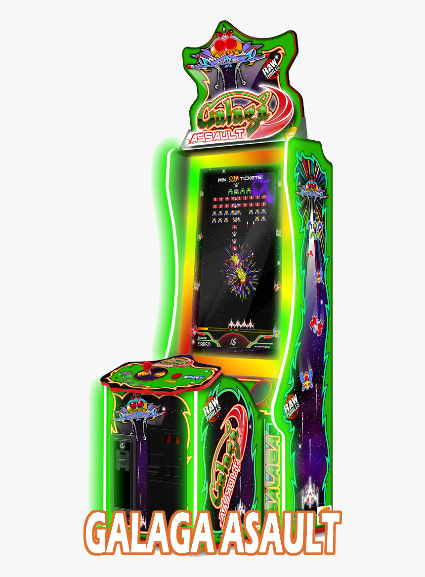 Transparent Galaga Png - Galaga Assault Arcade Game, Png Download, Free Download