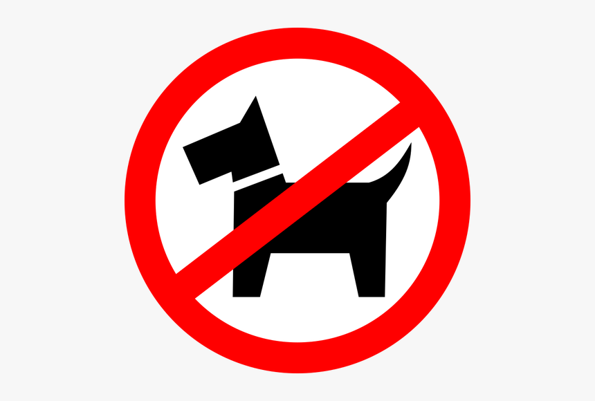 Dog Walking Is Prohibited - No Dog Clipart, HD Png Download, Free Download