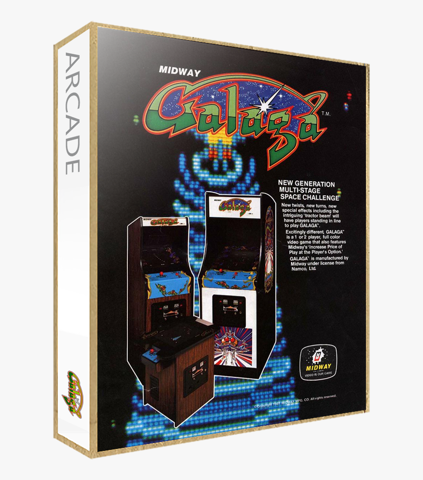 Transparent Galaga Png - Midway Galaga, Png Download, Free Download