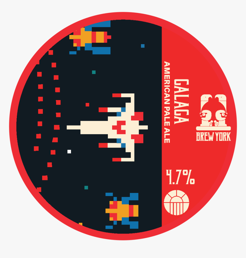 Brew York Galaga - Galaga, HD Png Download, Free Download