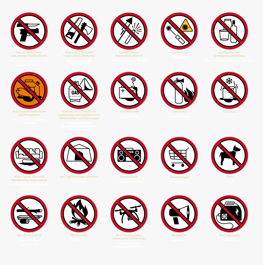 Diferentes Simbolos De Prohibido, HD Png Download, Free Download