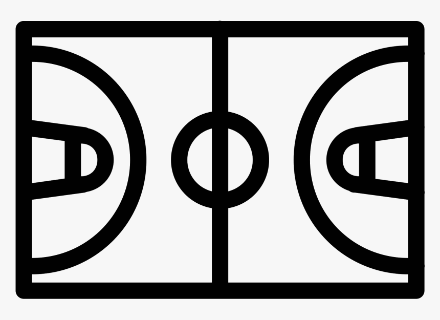 Basketball Field Icon , Png Download - Basketball Court, Transparent Png, Free Download