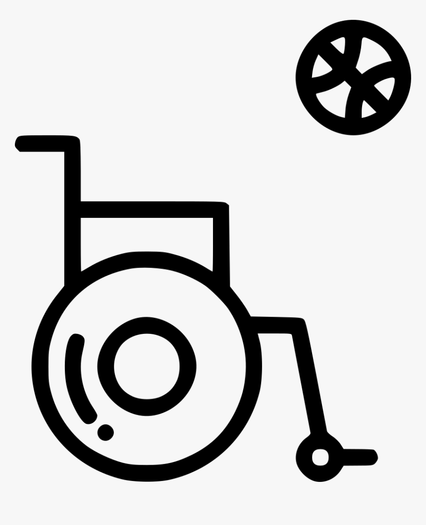 Png File Svg - Basketball Wheelchair Icon, Transparent Png, Free Download