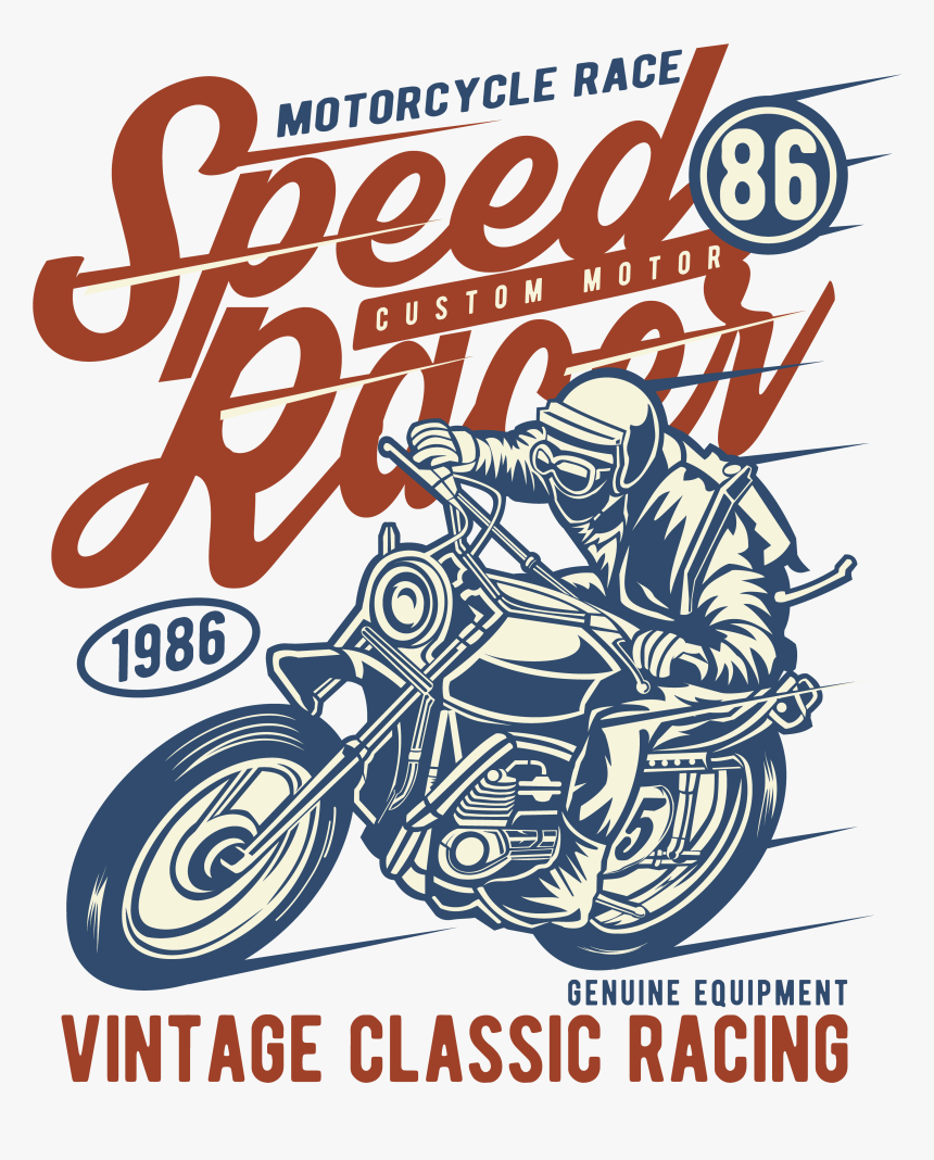 Classic Race Motorcycle Poster, HD Png Download, Free Download