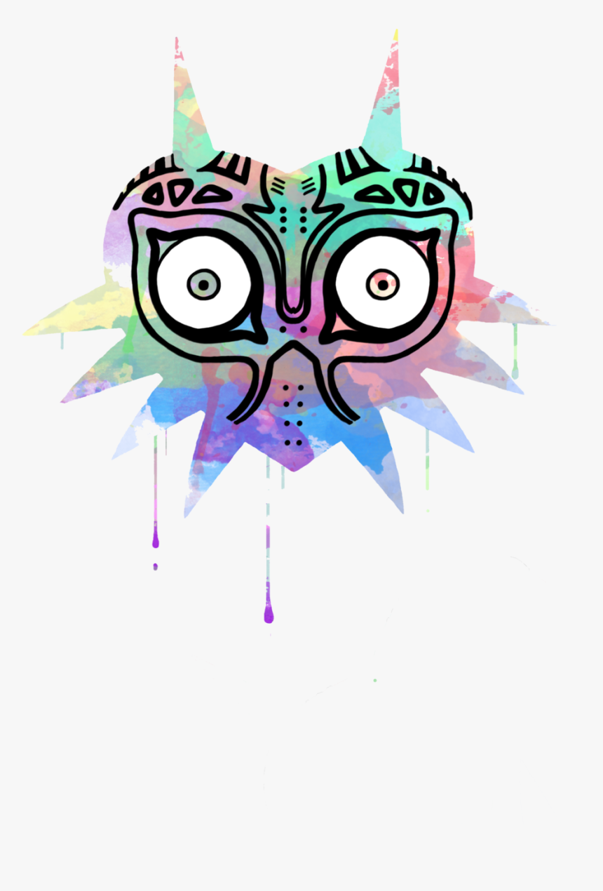 Watercolor"s Mask - Majora's Mask Phone Case, HD Png Download, Free Download