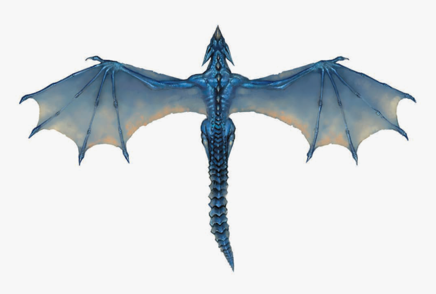 Blue Dragon Png - Transparent Png Dragon Top View, Png Download, Free Download