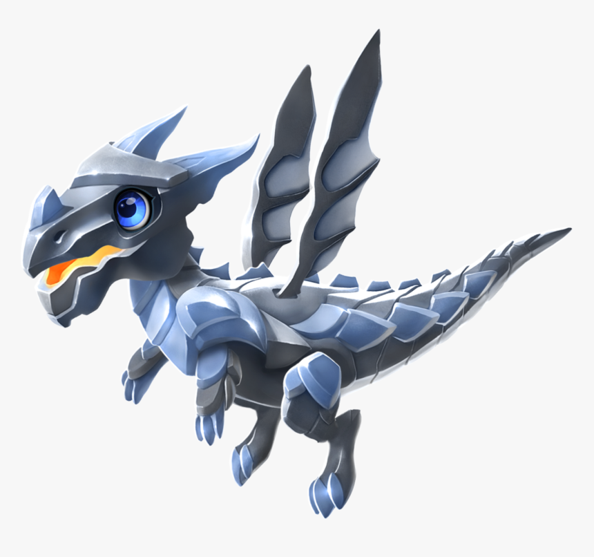 Blue Dragon Png Free Download - Dragon Mania Legends Metal, Transparent Png, Free Download