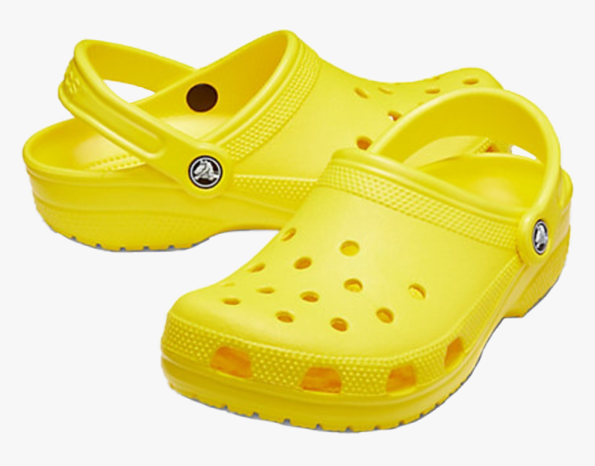 #crocs #yellowcrocs #yellow #yellowaesthetic #shoes - Yellow Crocs Transparent Background, HD Png Download, Free Download