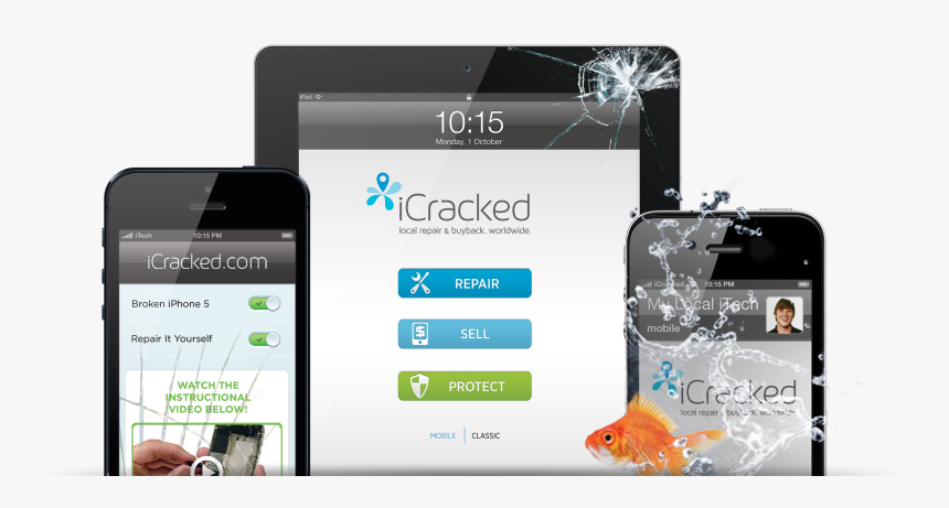 Icracked Devices Web1 - Icracked, HD Png Download, Free Download