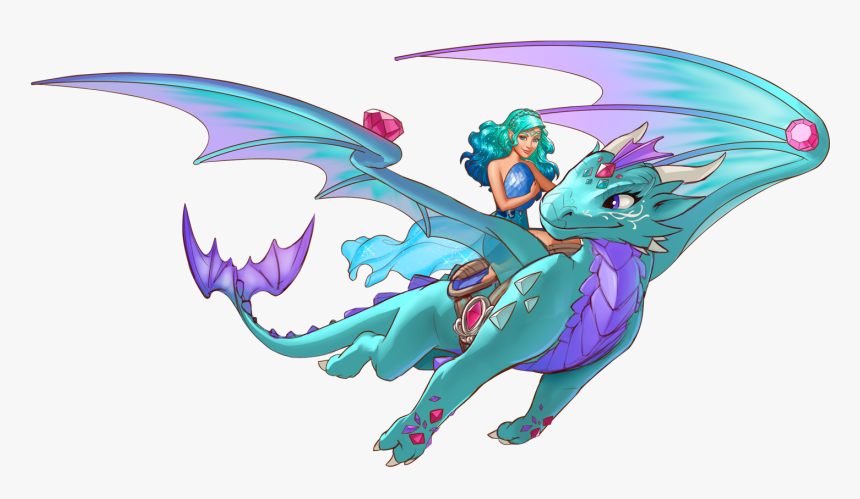 Lego Elves Blue Dragon , Png Download - Water Dragon Lego Elves, Transparent Png, Free Download