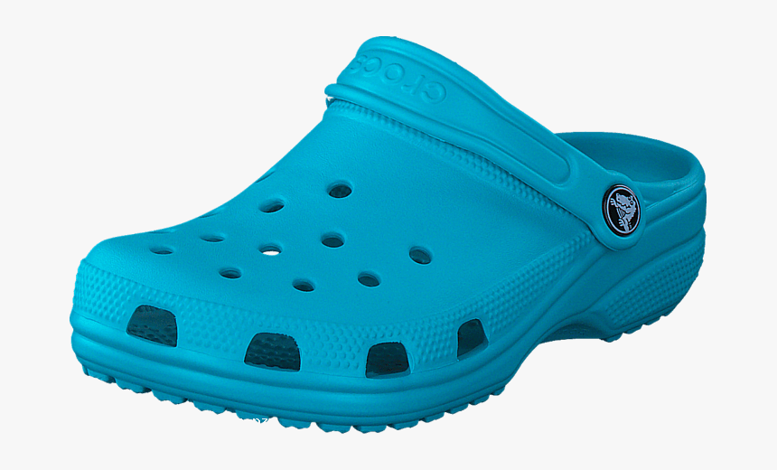 Crocs Classic Clog Kids Turquoise 57577 00 Womens Synthetic - Slip-on Shoe, HD Png Download, Free Download