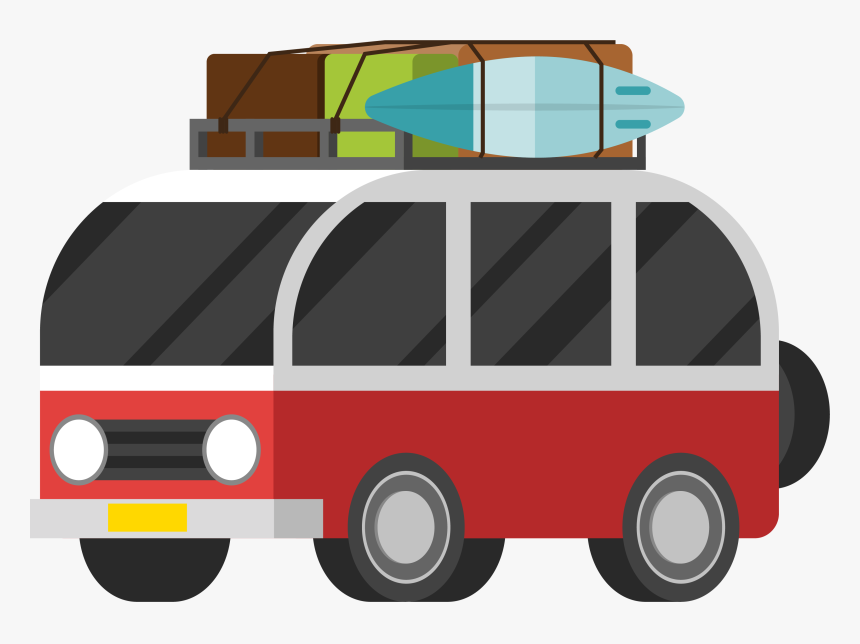 Transparent Family Road Trip Clipart - Travel Car Vector Png, Png Download, Free Download