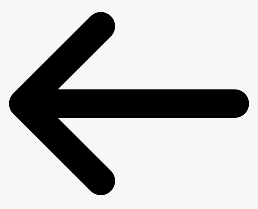 Arrow Thin Left - Arrow Pointing Left Transparent, HD Png Download, Free Download