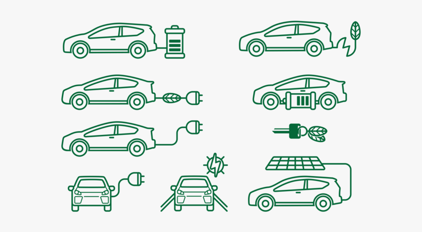 Prius Car Icons - Electric Car Icon Free, HD Png Download, Free Download
