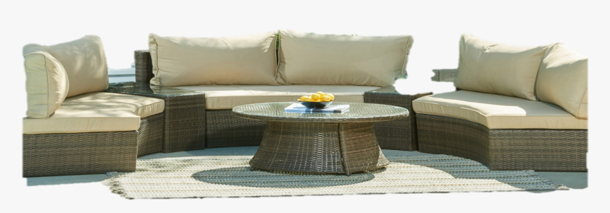 Manhattan Comfort Pearl Semi- Circle Outdoor Patio - Transparent Furniture Sofa Set Png, Png Download, Free Download