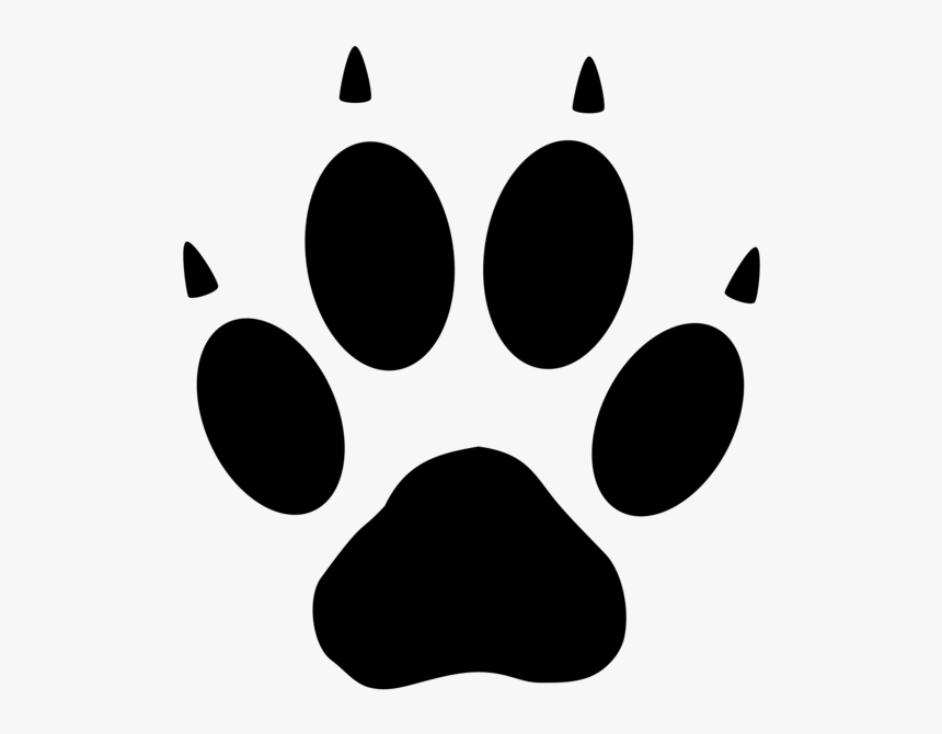 Red Paw Print Clip Art, HD Png Download, Free Download