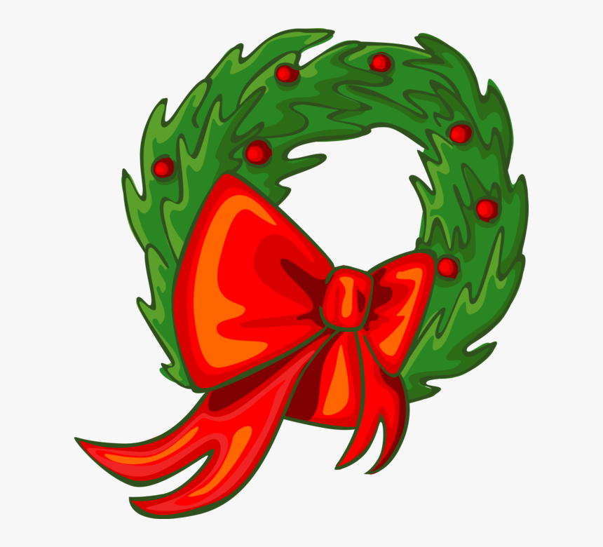 Transparent Christmas Wreath Vector Png, Png Download, Free Download