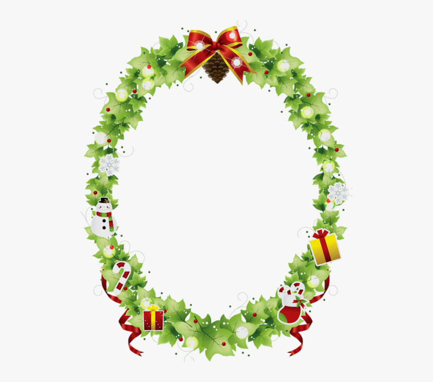 Christmas Vector Border Frame - Christmas Vector Border Png, Transparent Png, Free Download