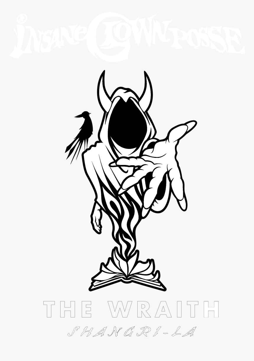 Insane Clown Posse Logo Black And White - Insane Clown Posse The Wraith Shangri La, HD Png Download, Free Download