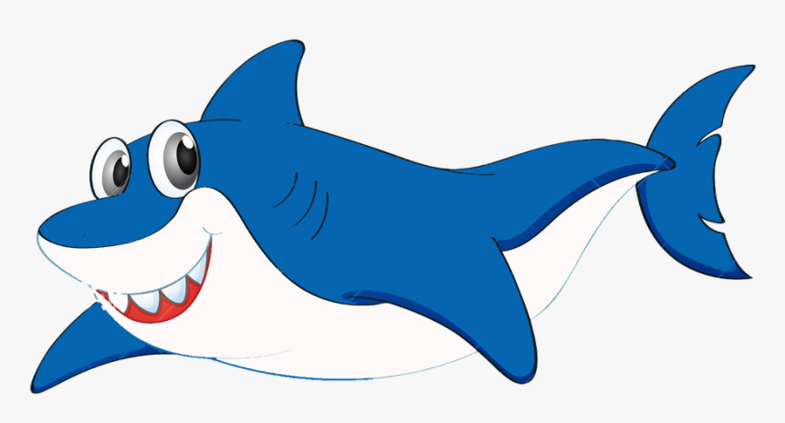 Eye Clipart Shark - Baby Shark Cartoon Png, Transparent Png, Free Download