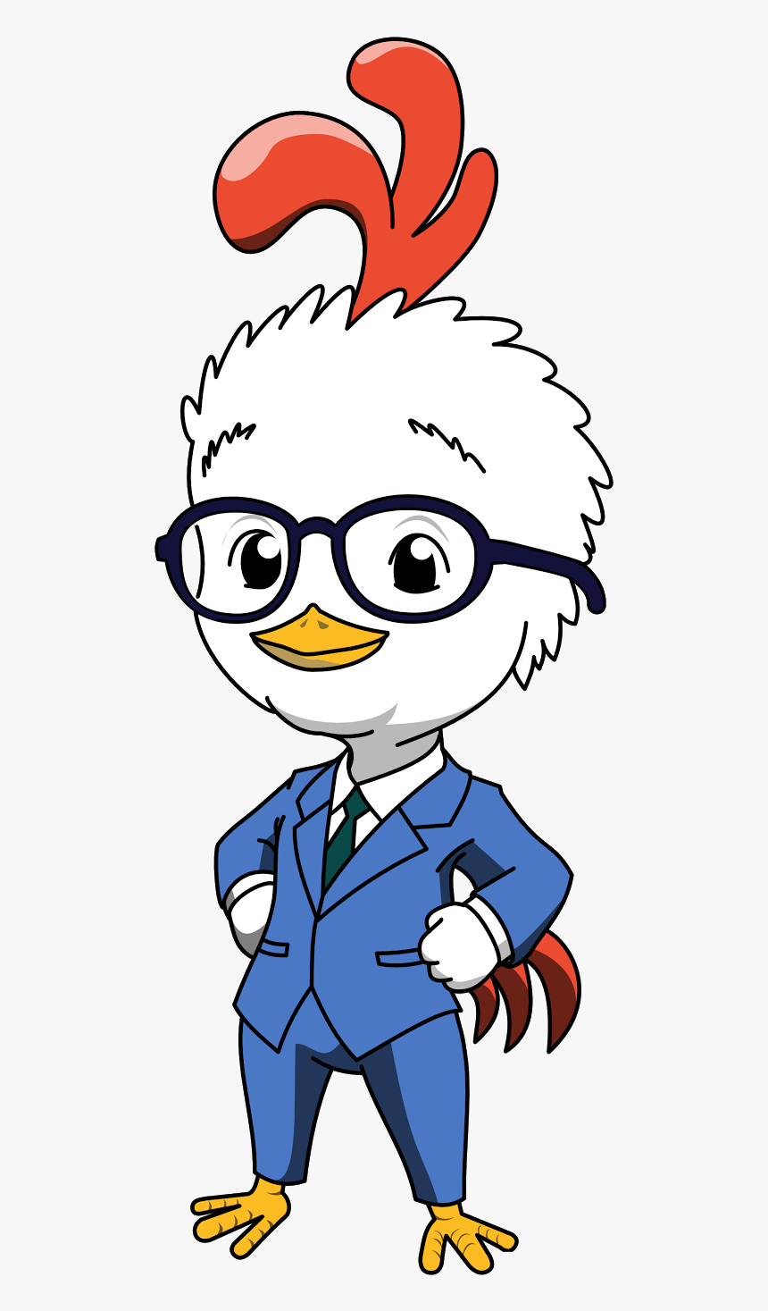 Transparent Chiken Png - Chicken Little In A Suit, Png Download, Free Download