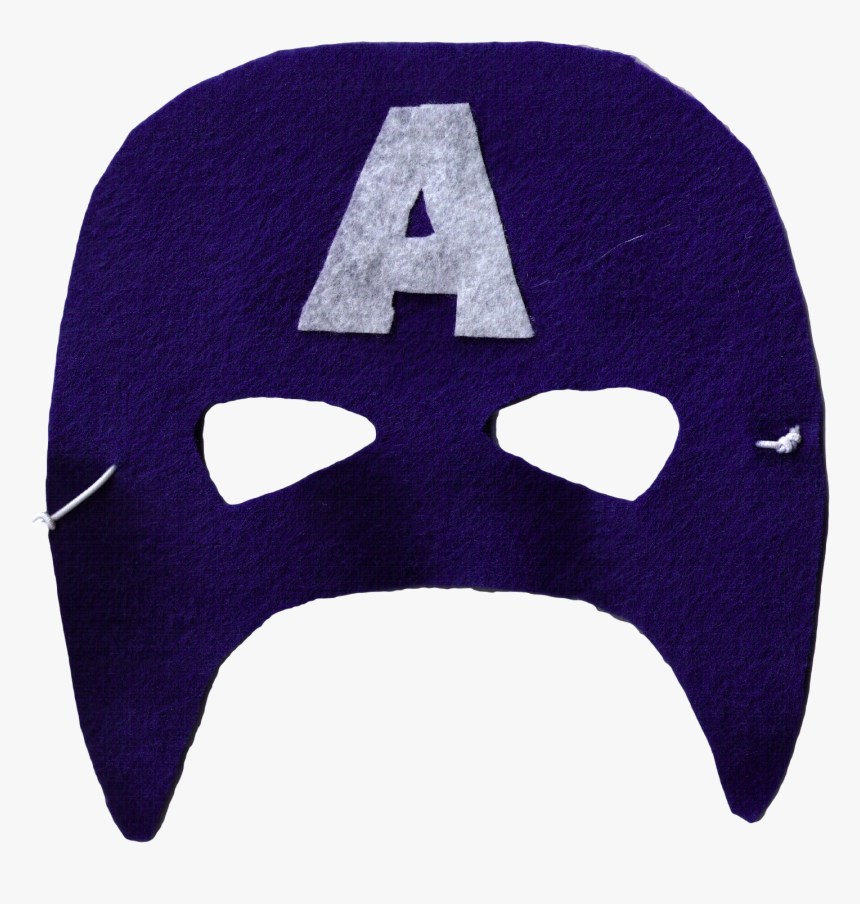 Diy Captain America Mask Template - Captain America Mask Transparent, HD Png Download, Free Download