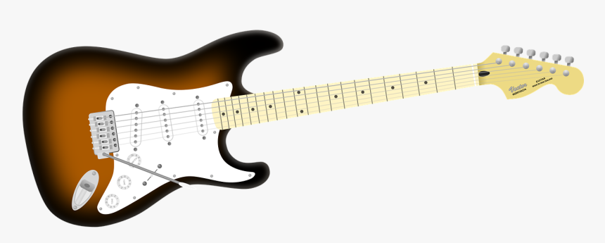 Vector Guitar , Png Download - Fender Standard Stratocaster Hss Black, Transparent Png, Free Download