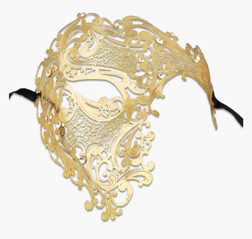 Transparent Phantom Of The Opera Mask Png - Masquerade Phantom Of The Opera Half Mask, Png Download, Free Download