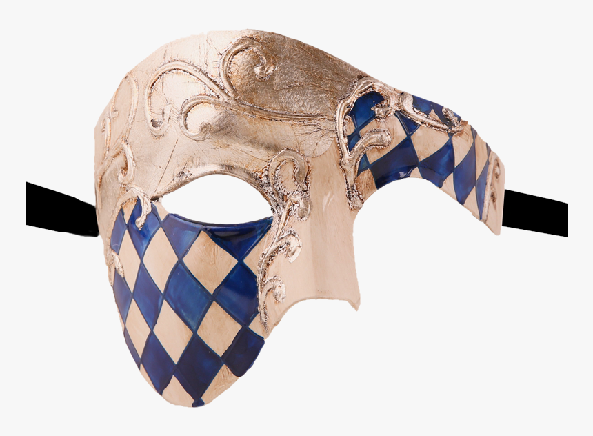 Checkred Series Vintage Phantom Of The Opera Half Face - Face Mask, HD Png Download, Free Download