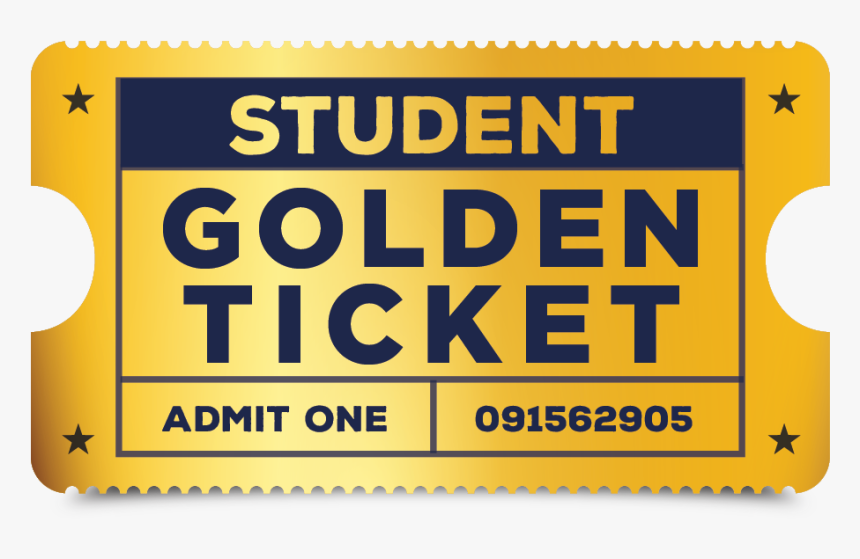 Student Golden Ticket, HD Png Download, Free Download