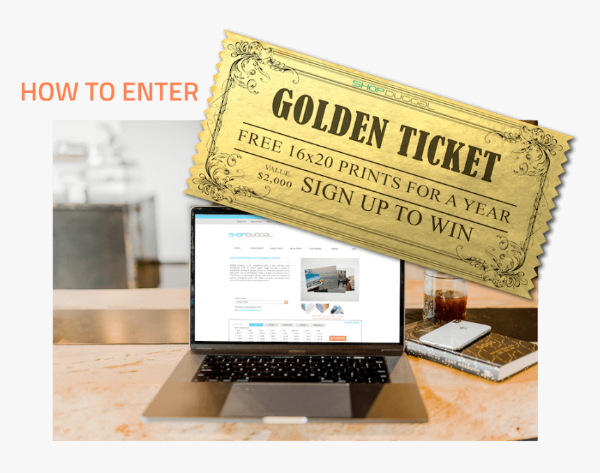 Enter To Win The Shop Duggal Golden Ticket - Jackson Small Town Southern Man, HD Png Download, Free Download