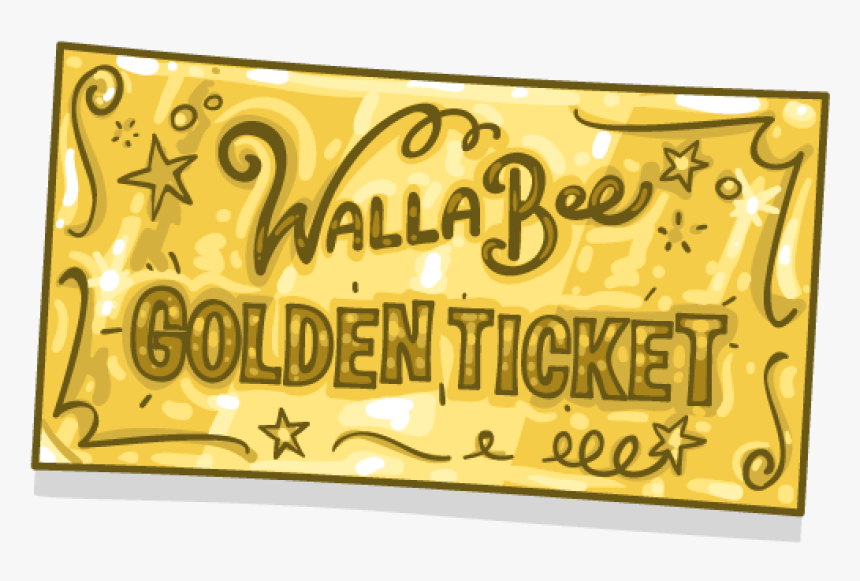 Transparent Golden Ticket Clipart - Calligraphy, HD Png Download - kindpng.
