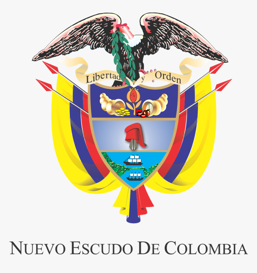 Transparent Bandera De Colombia Png - Coat Of Arms Of Colombia, Png Download, Free Download