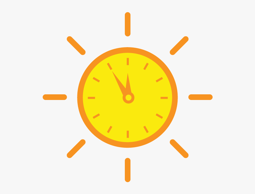 Golden Ticket Png - Sun Clock Clipart, Transparent Png, Free Download