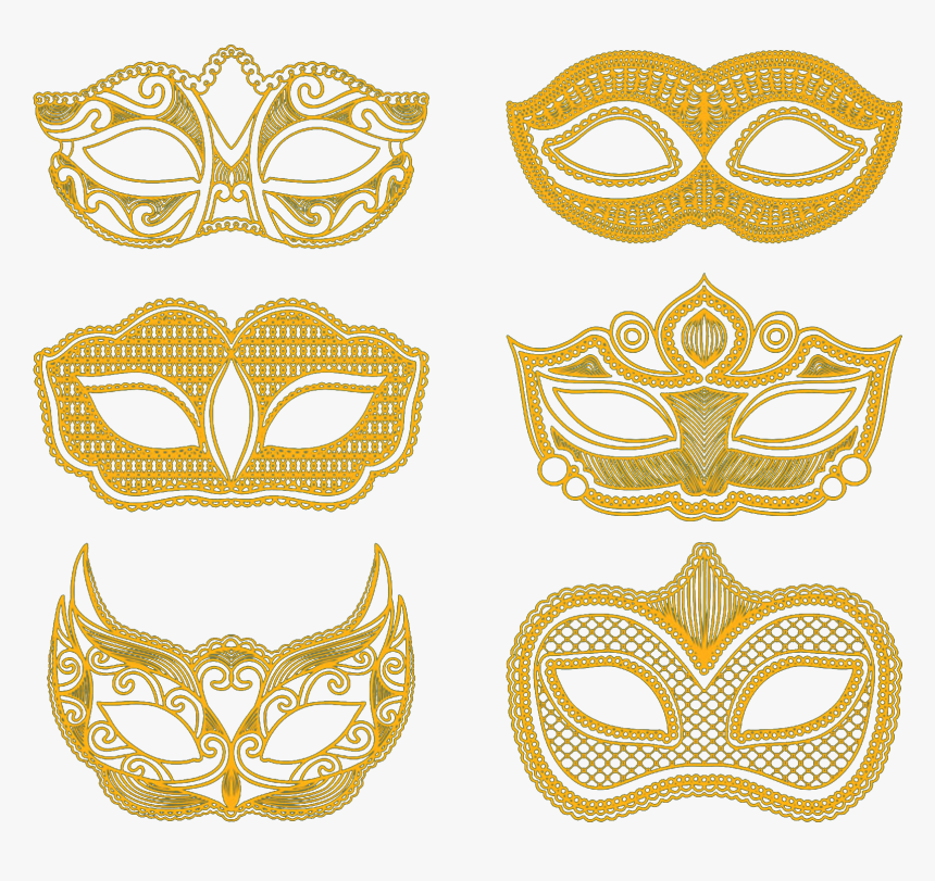 Masquerade Ball Dance Png - Mascara Dourada Png, Transparent Png, Free Download