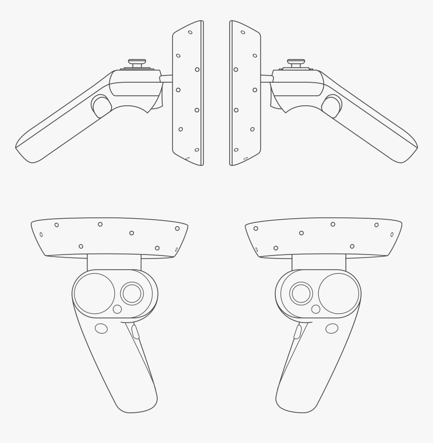 Htc Vive Controller Outline, HD Png Download, Free Download