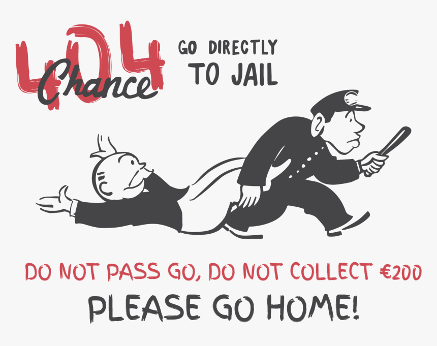 Image - Monopoly Go To Jail Cards, HD Png Download, Free Download