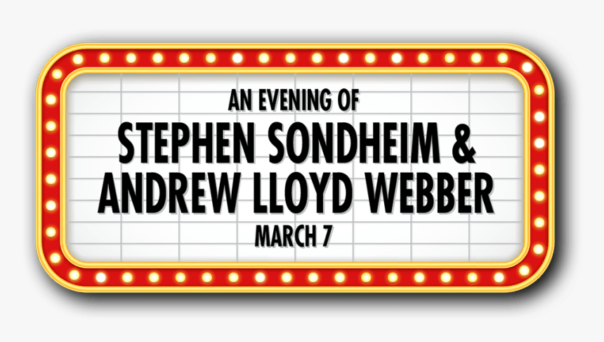 An Evening Of Stephen Sondheim & Andrew Lloyd Webber - Calligraphy, HD Png Download, Free Download