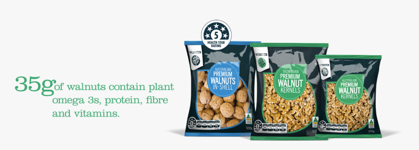 35 Grams Of Walnuts Contain Plant Omega 3s Protein, - Cashew, HD Png Download, Free Download